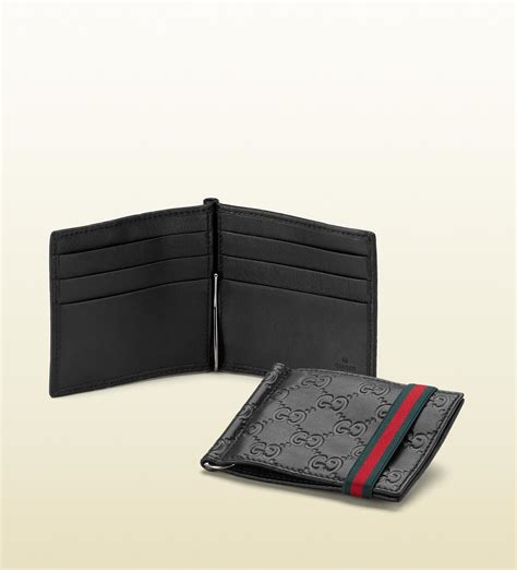 gucci mens wallet clip|gucci money clip wallet sale.